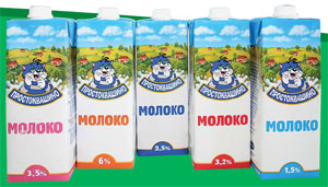 Новая упаковка для «Простоквашино»