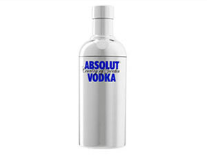 Водку Absolut поместили в шейкер