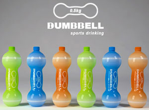 Функциональный напиток Dumbbell Sports Drink в "гантели"