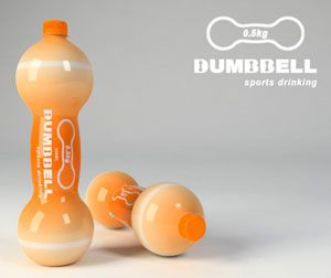 Функциональный напиток Dumbbell Sports Drink в "гантели"