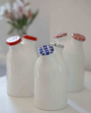 Кейтлин Хилс разработала "двуглавые" бутылки для хранения молока