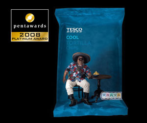Platinum Pentaward (еда) - Tesco Tortilla Chips, Pemberton&Whitefoord (Великобритания)