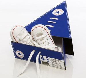 Коробка со шнуровкой для детской и подростковой обуви Converse All Star
