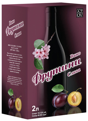 Вино "Фрутини" в упаковке bag-in-box
