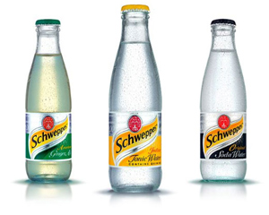 Напитки Schweppes в обновленной упаковке