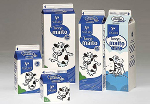 Упаковка продуктов Valio до редизайна
