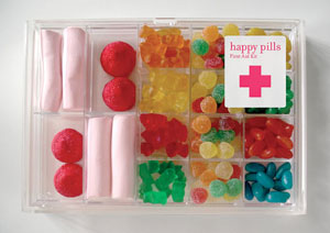 Конфеты Happy Pills в "медицинской" упаковке