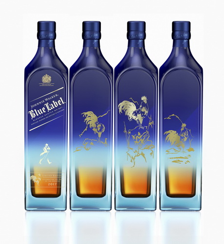 Бутылка с петухами