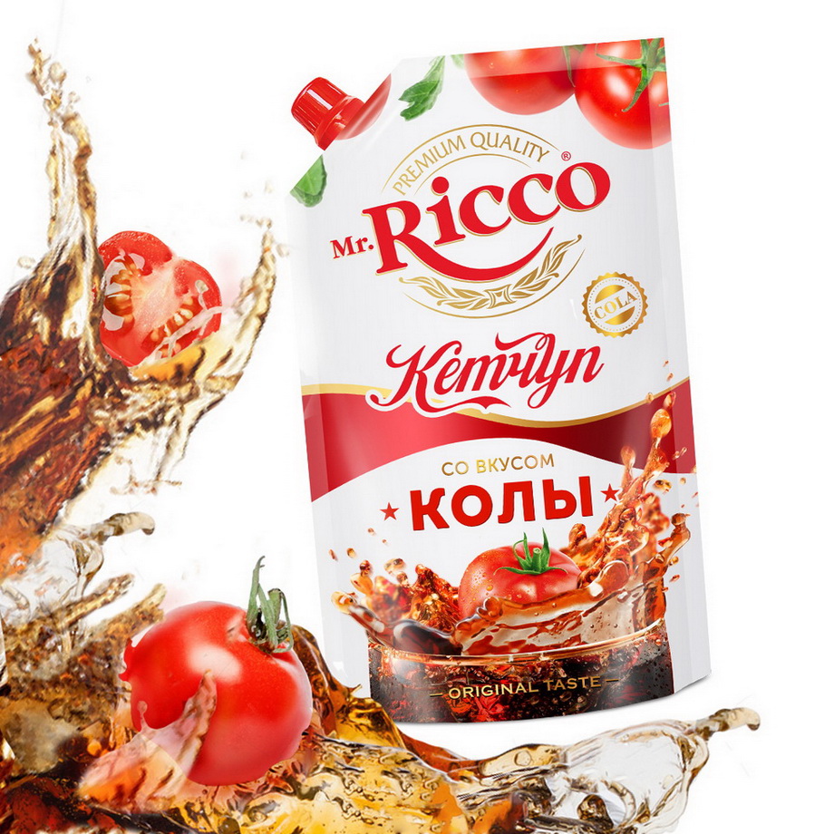 Кетчуп Mr.Ricco теперь со вкусом колы