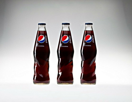 Изгиб бутылки пепси