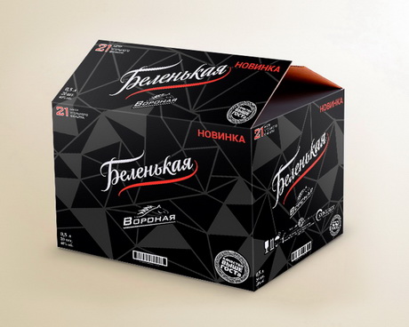 Изгиб бутыли чёрной