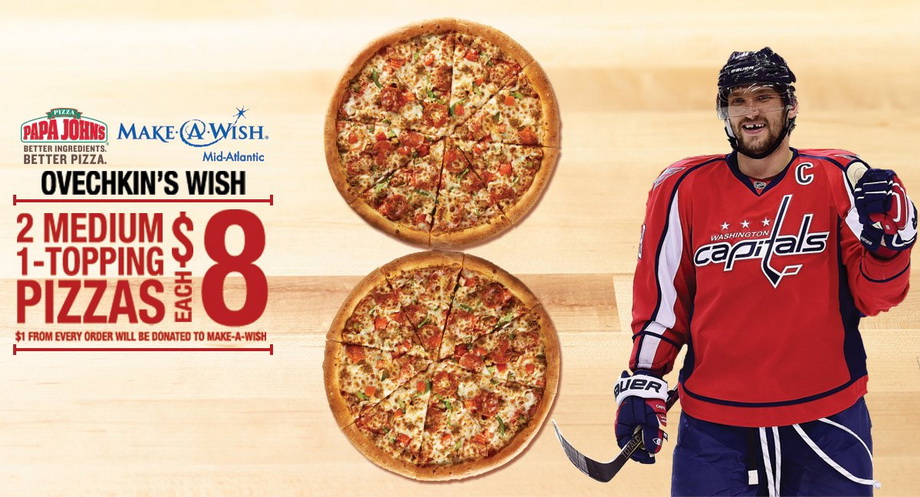 Alexander Ovechkin now represents Papa 