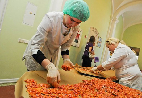 Сердце на тесте