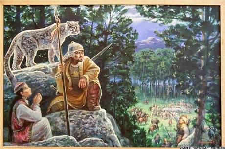 Картина на пельменях