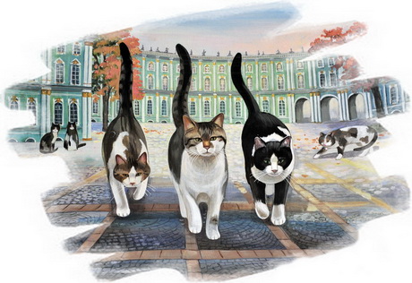 Коты на службе