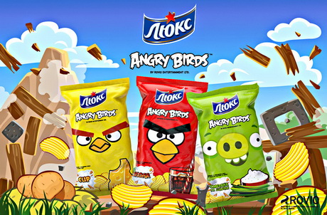 Злые птицы для добрых чипсов