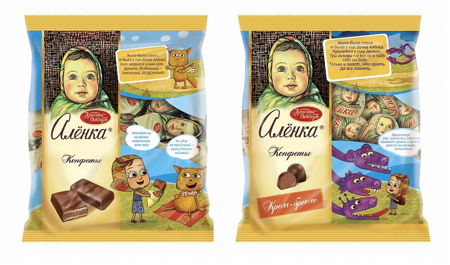 Конфеты «Алёнка» весной появятся в упаковке с новым оформлением